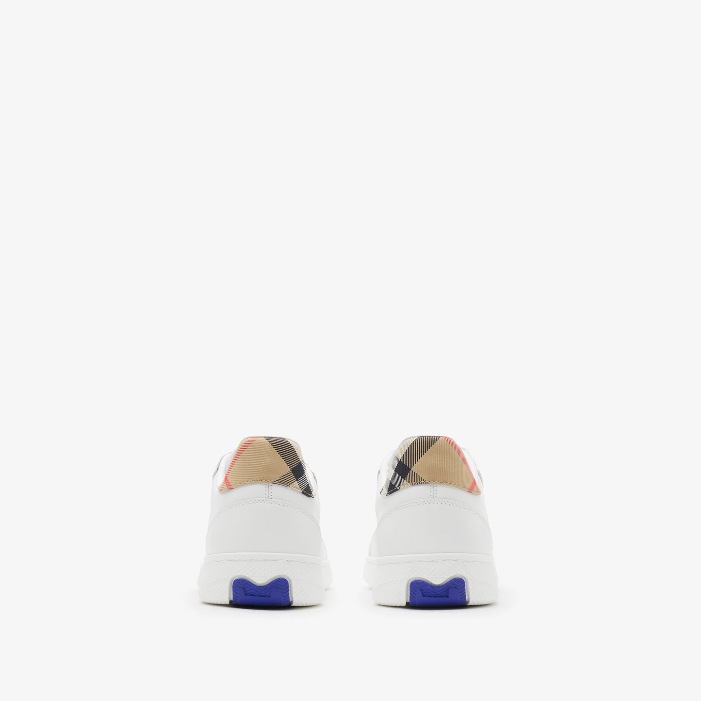 Burbbery Leather and Check Terrace Sneakers