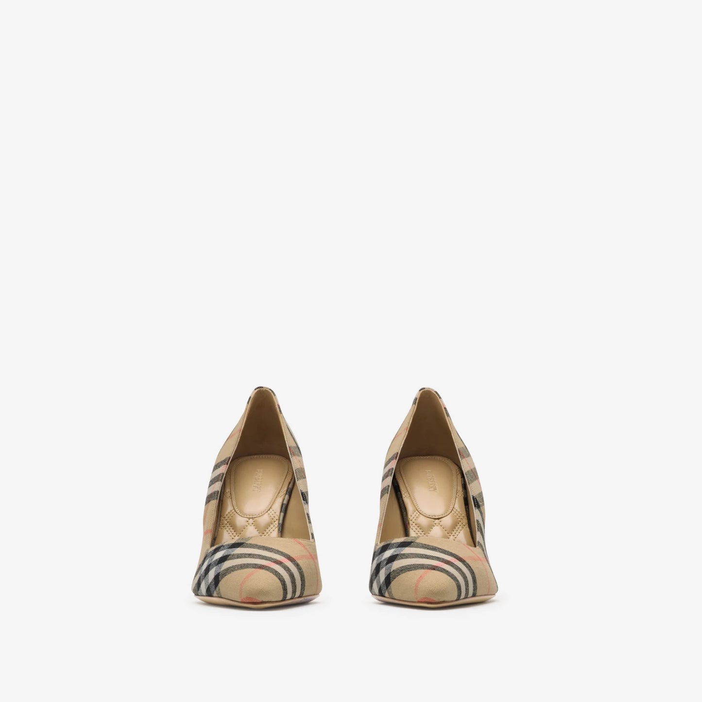Burbbery Check Dame Pumps