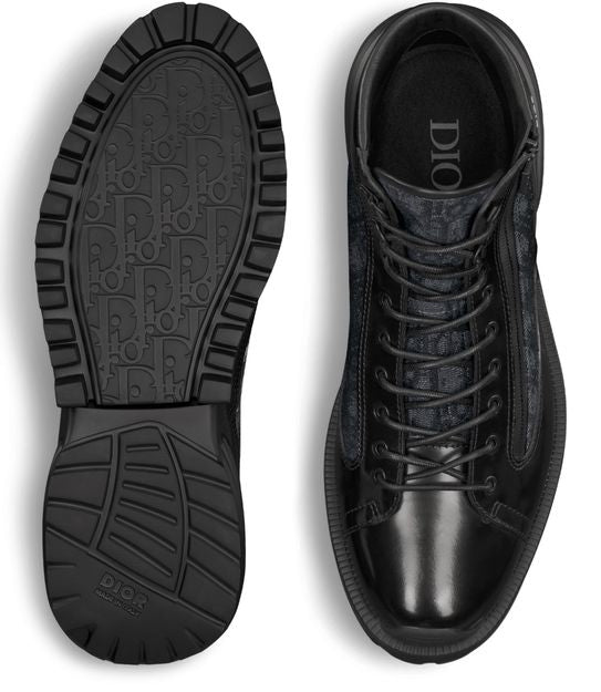 D!or Combat Ankle Boot (Black)
