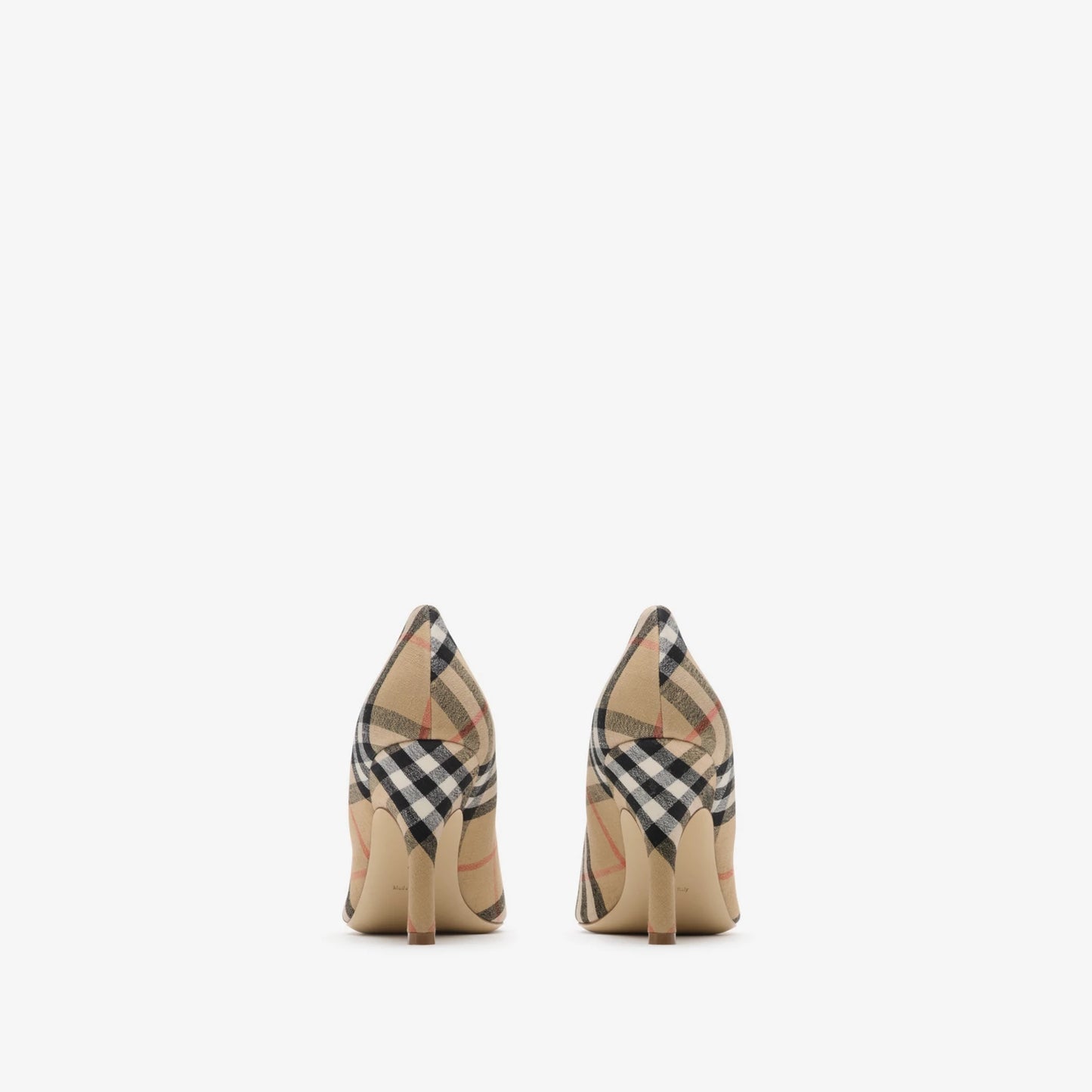 Burbbery Check Dame Pumps
