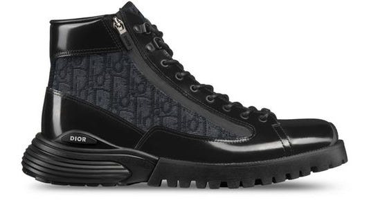D!or Combat Ankle Boot (Black)