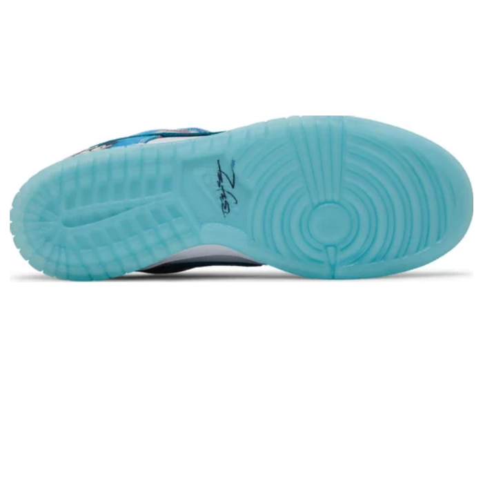 N!ke Sb Dunk Low Futura Laboratories Bleached Aqua