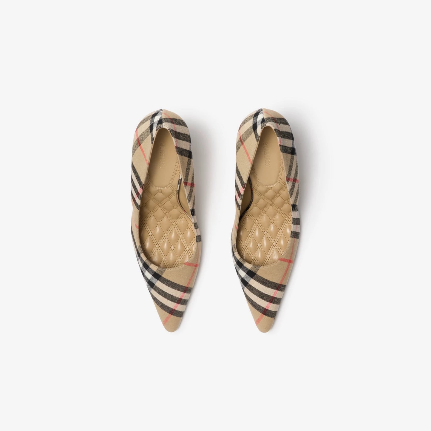 Burbbery Check Dame Pumps
