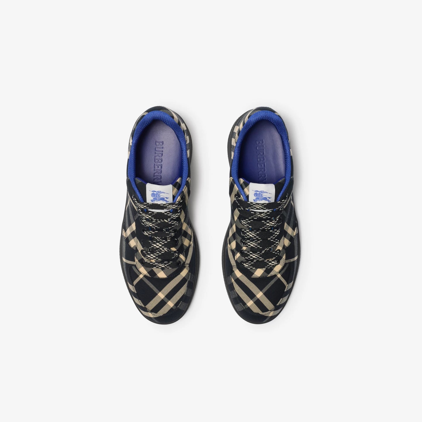 Burbbery Check Terrace Sneakers (BLACK)